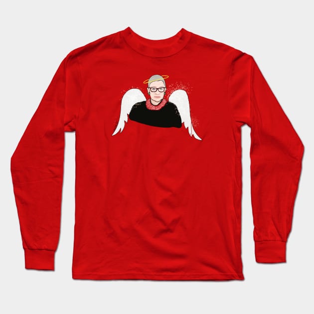 RIP RBG Long Sleeve T-Shirt by Christine Borst Creative Studio